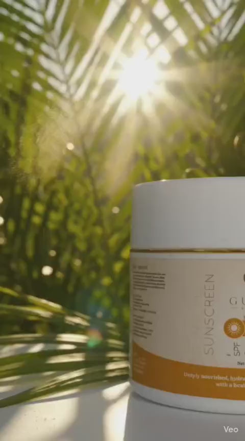 GUSSI Sunscreen SPF 50+ — Lightweight Daily Sun Protection with Vitamin E &amp; Niacinamide, 100ML