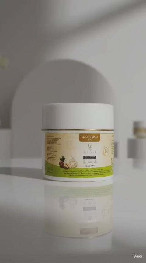 GUSSI Aqua MoisturIZer — Daily Hydration for Dry Skin with Vitamin B5 &amp; Shea Butter, 100ML